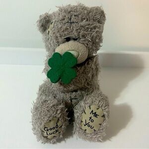 Me to You Bear. Good Luck Clover plushie